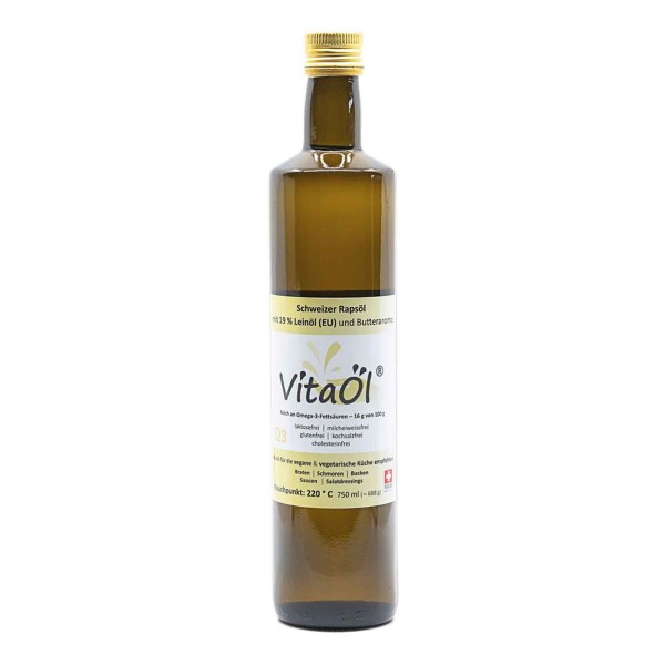 Fondue Bourgignonne Vitaöl mit Raps- und Leinsamen 750ml